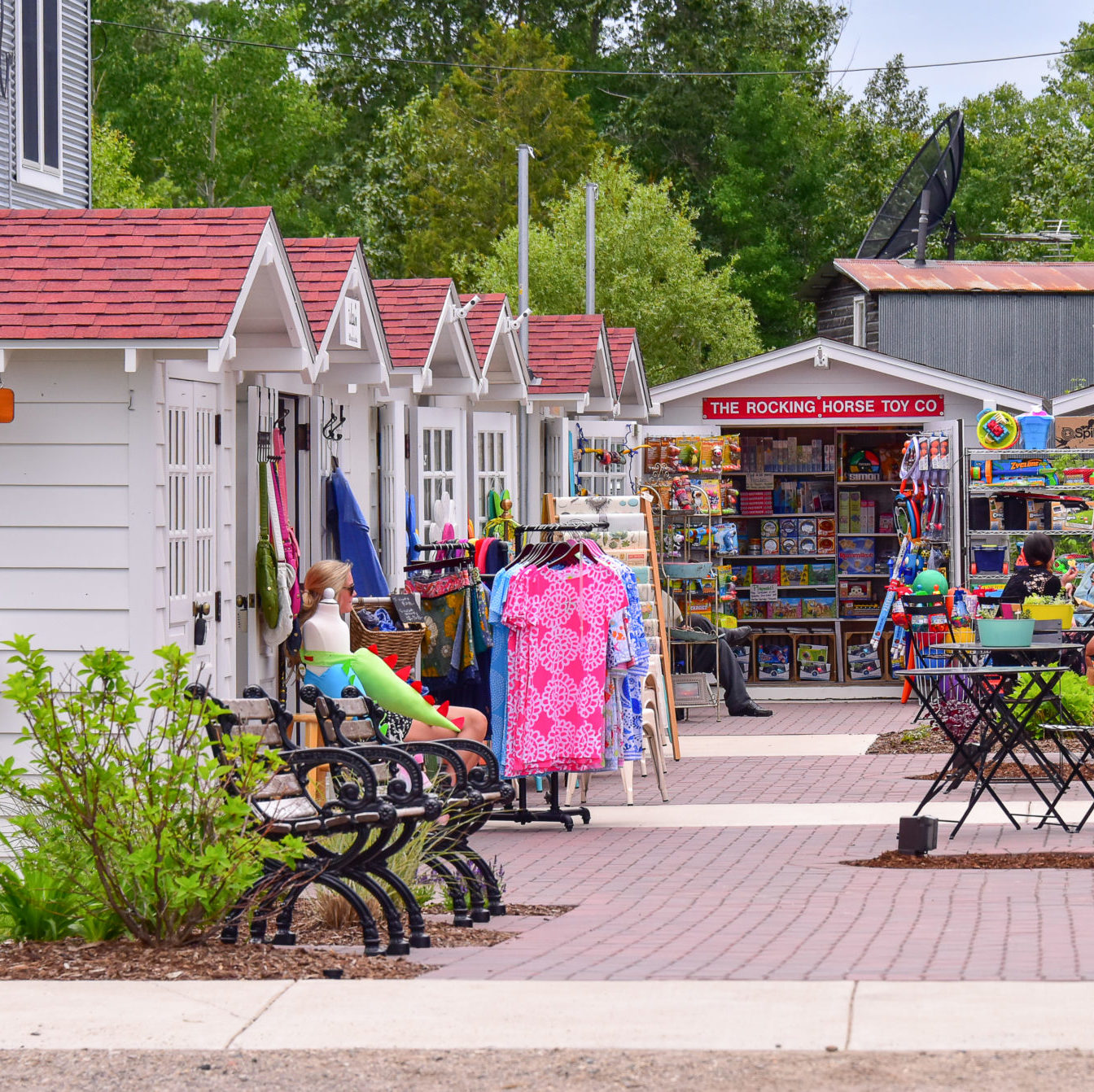 Walloon Lake Village shops featuring local Michigan vendors